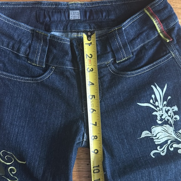 Girbaud Embroidered Scuttle Tape Streetwear Jeans - Picture 6 of 16